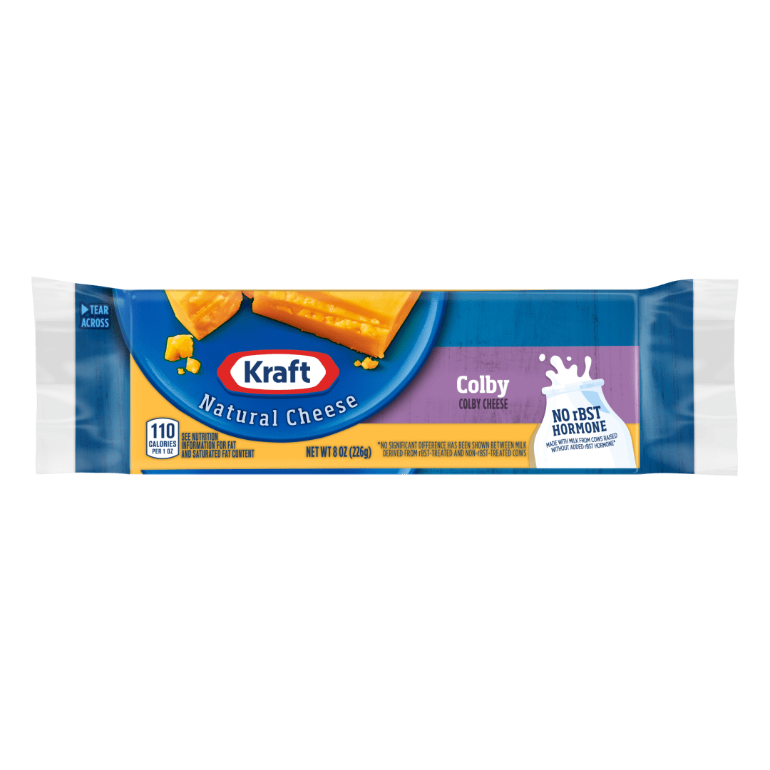 Kraft Colby Cheese, 8 oz Block