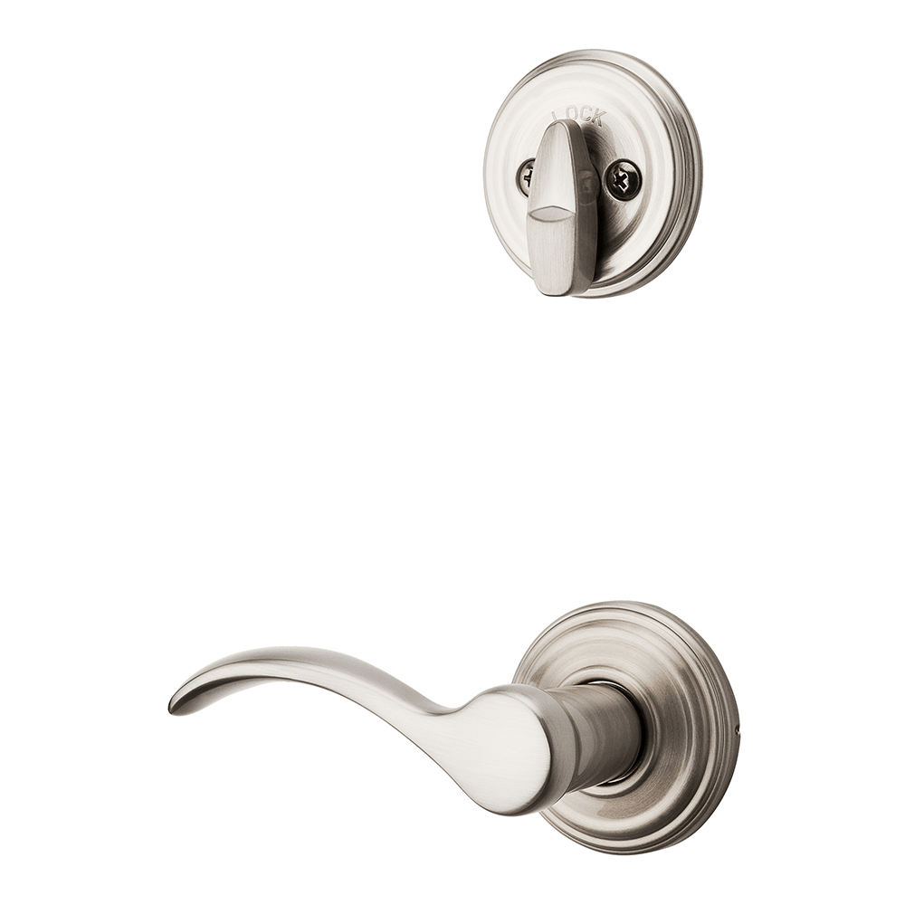 966 Single Cylinder Interior Pack w/ Pembroke Right-Handed Lever for Signature Series Handlesets in Satin Nickel