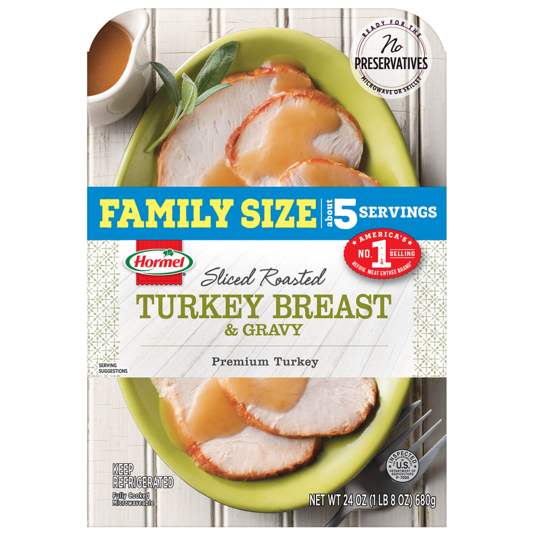 HORMEL Fully Cooked Entree Family Size Turkey Breast and Gravy