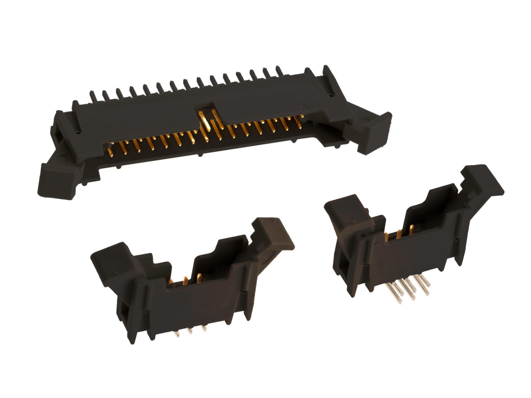 3M™ 155210-2200 RB, SMT Verriegelung/Auswerfer Stiftstecker, 180° gerade, 10-pol, 1552 Serie, 2,0 mm, 0,76 µm Au