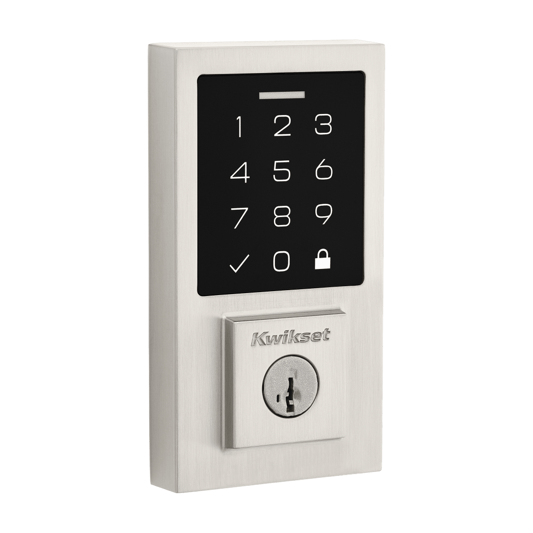 SmartCode 270 Contemporary Touchpad Electronic Deadbolt featuring SmartKey Security™ in Satin Nickel