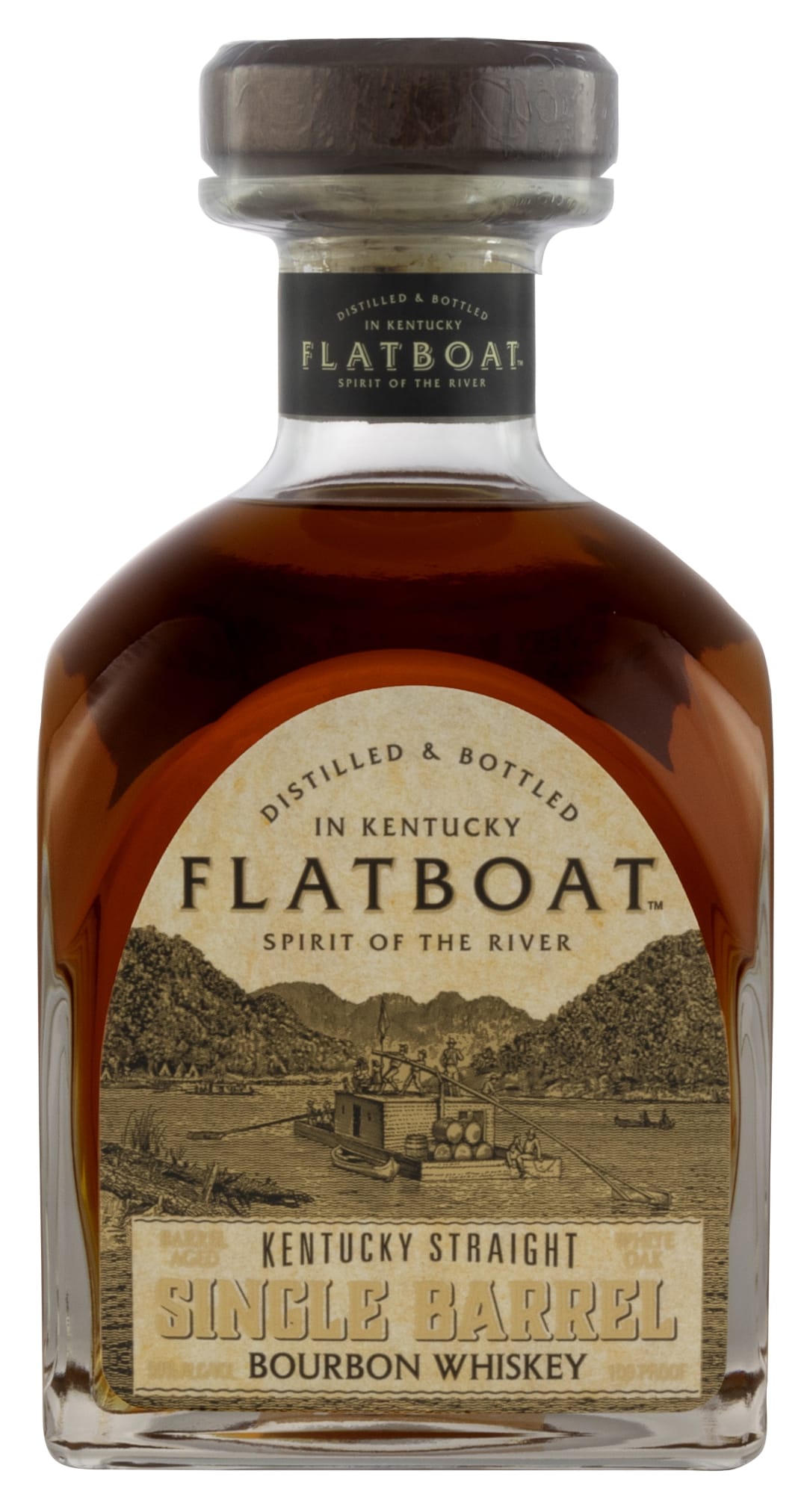 Flatboat Single Barrel Kentucky Straight Bourbon Whiskey 750ml 100 Proof