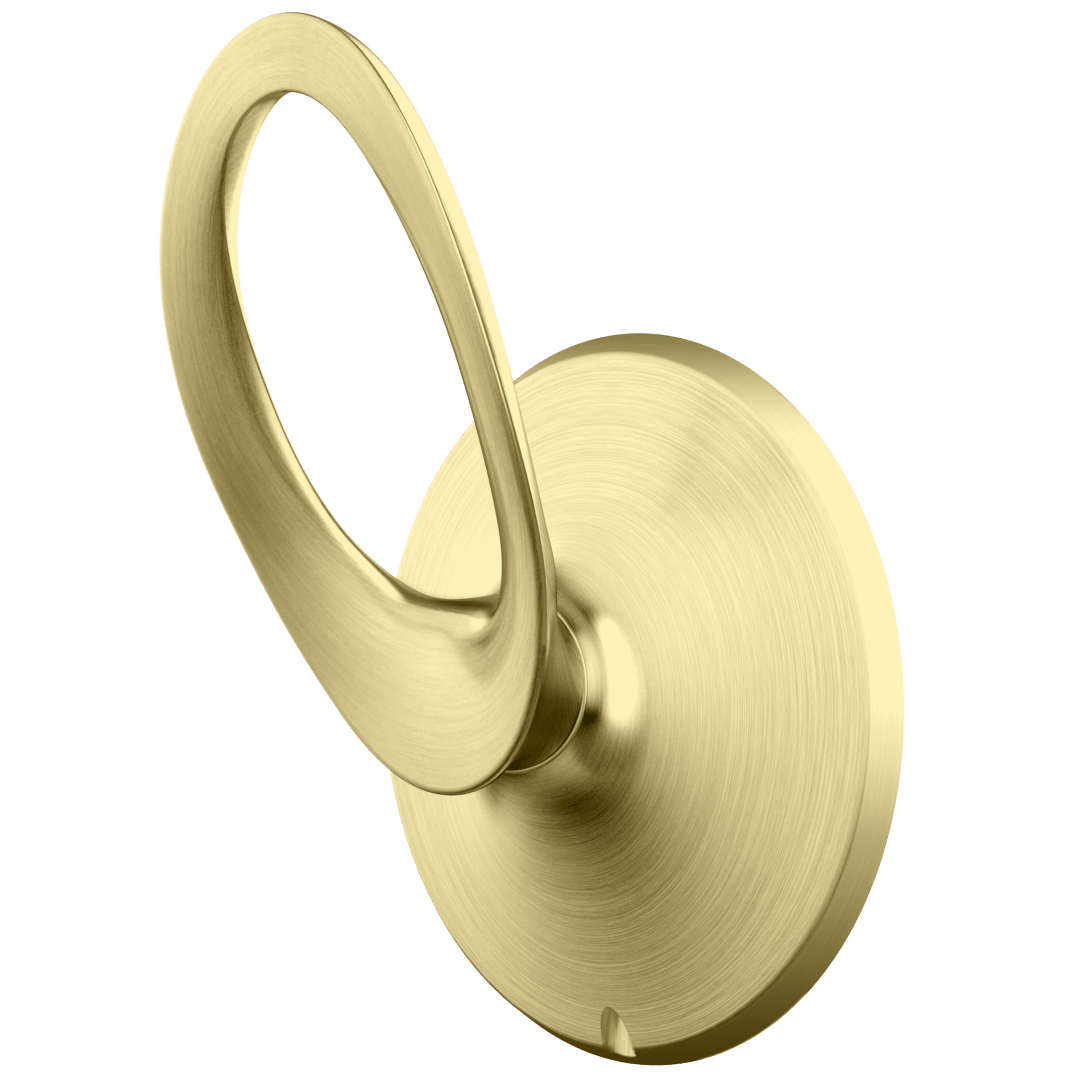 Rhen Robe Hook in Brushed Gold