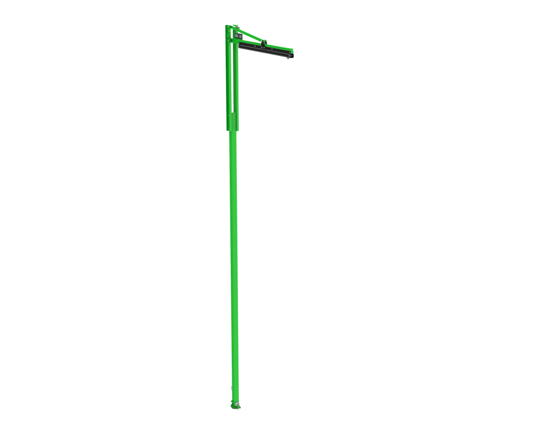 3M™ DBI-SALA® FlexiGuard™ M100 Modular Jib Semi-Fixed Height Mast Anchor, 1 User, 7.6–9.1m Height, 2.3m Width, 8530884