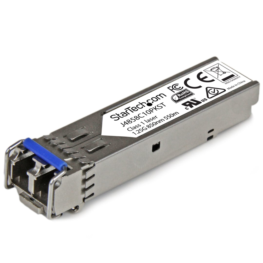 10 Pack Gb Fiber SFP HP J4859C Compatible SM MM
