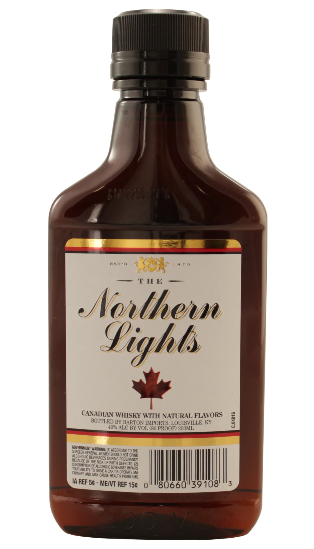Northern Lights Blended Canadian Whisky 200ml 80 Proof