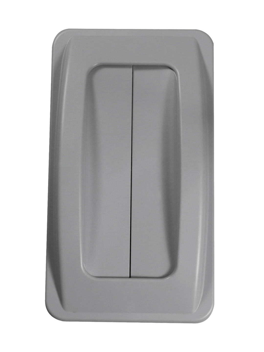  WASTE WATCHER - Single - Lid - Swing - Executive Grey