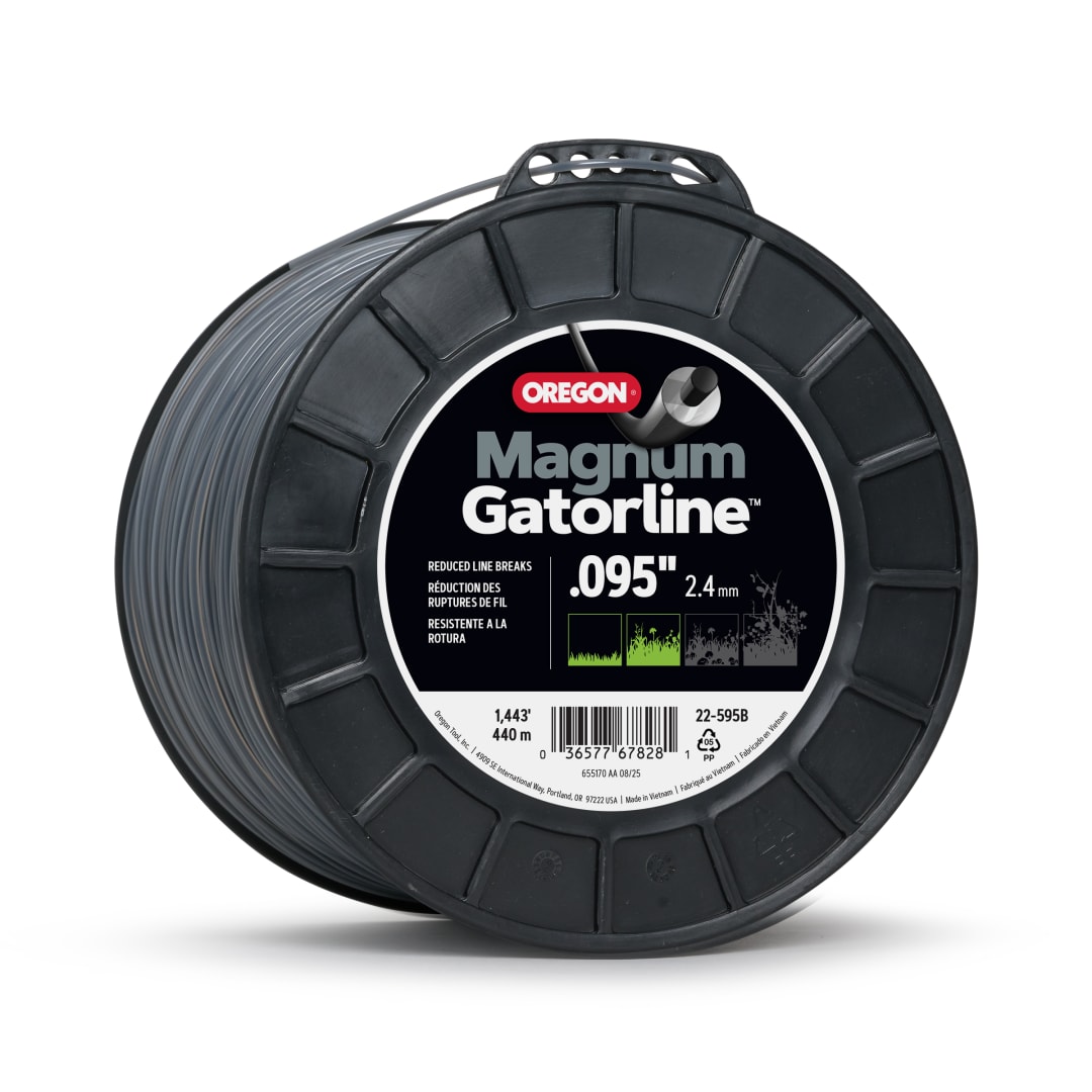 Oregon Magnum Gatorline Round Trimmer line, 0.095in, 1443ft Spool