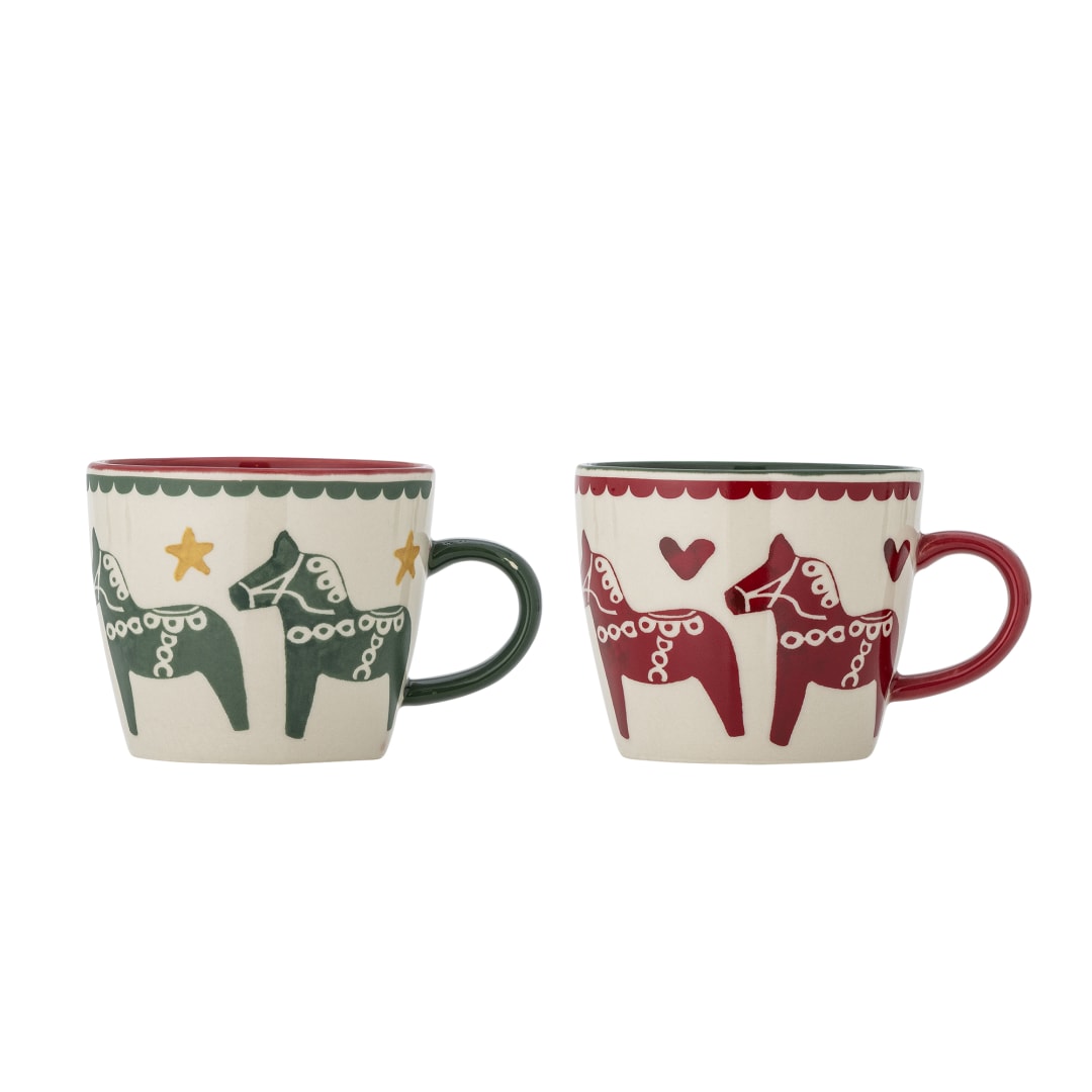 82063276 - Siffer Mug, Multi, Stoneware STOCK: 300