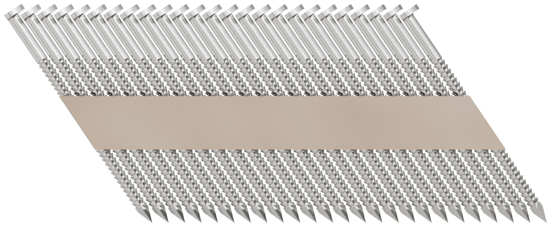 Simpson Strong-Tie S237T31250 31°–34° Paper Tape, Clipped Head, Ring-Shank Nail — 2-3/8 in. Type 304 (250-Qty) (Pack of 20)