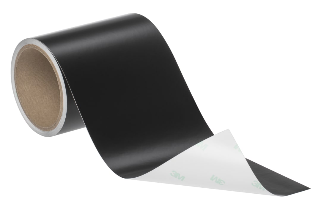 3M™ Lazerle İşaretlenebilir Etiket Malzemesi 7847, Siyah/Beyaz, 120 mm x 300 m