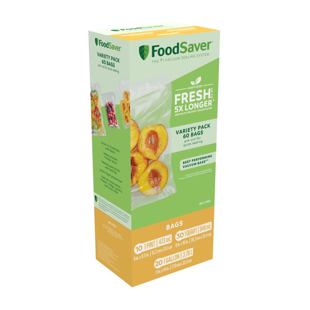 FoodSaver® Vacuum Seal Bags Variety Pack, 60 Count