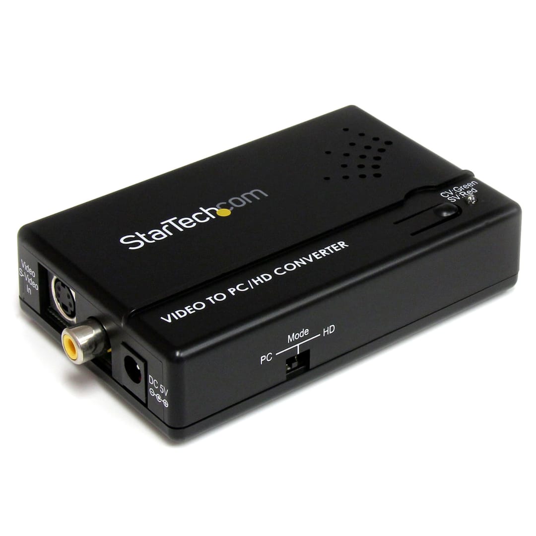 Composite and S-Video to VGA Video Converter