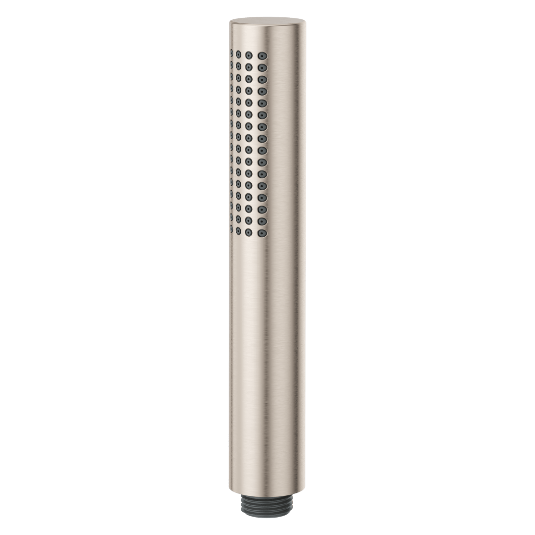 Modern Round Single Function Hand Shower Wand in Brushed Nickel
