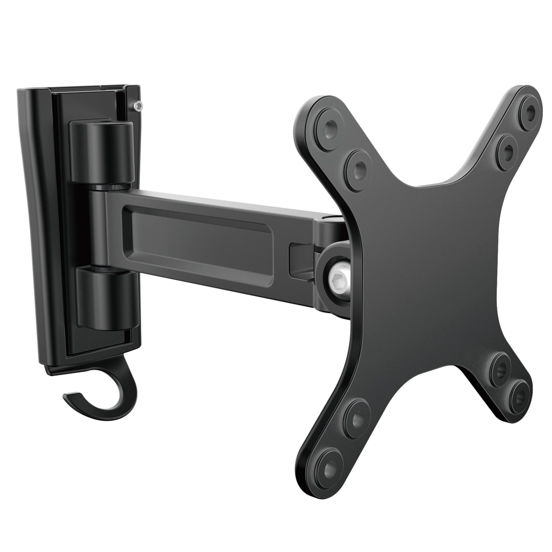 Wall Mount Monitor Arm - Single Swivel