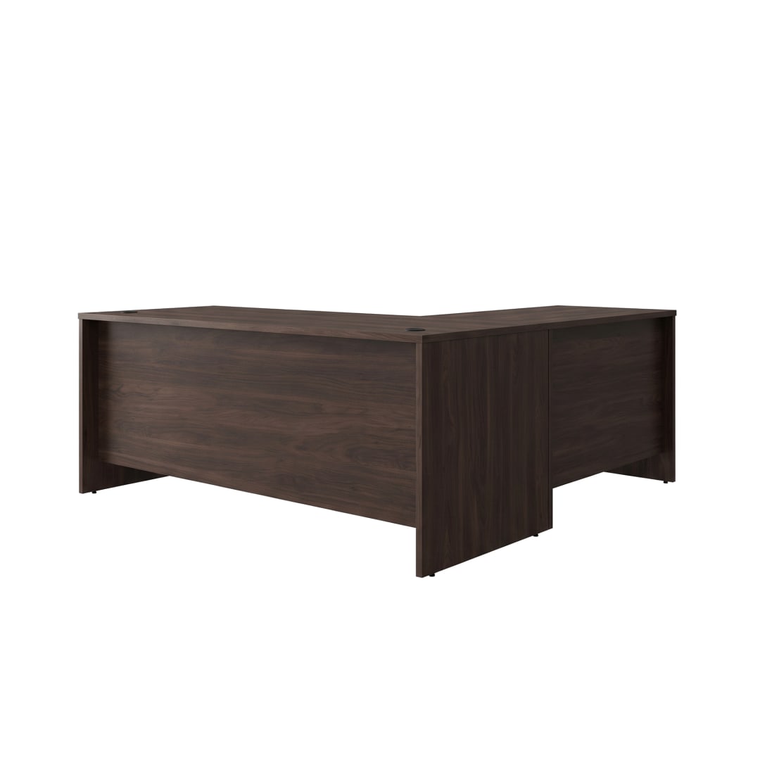 Cornerstone 71"W x 71"D Executive L-Desk, Espresso