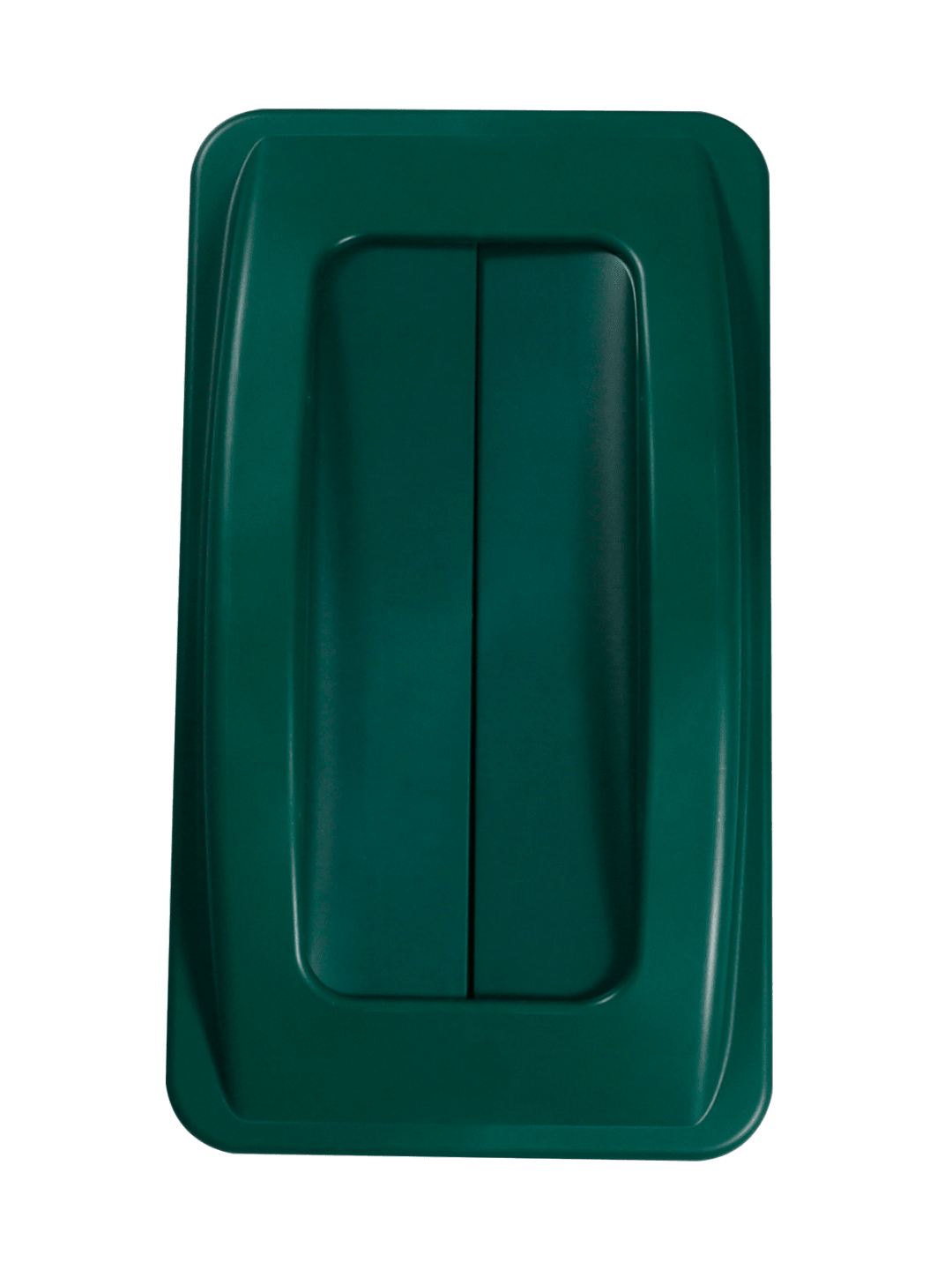  WASTE WATCHER - Single - Lid - Swing - Dark Green