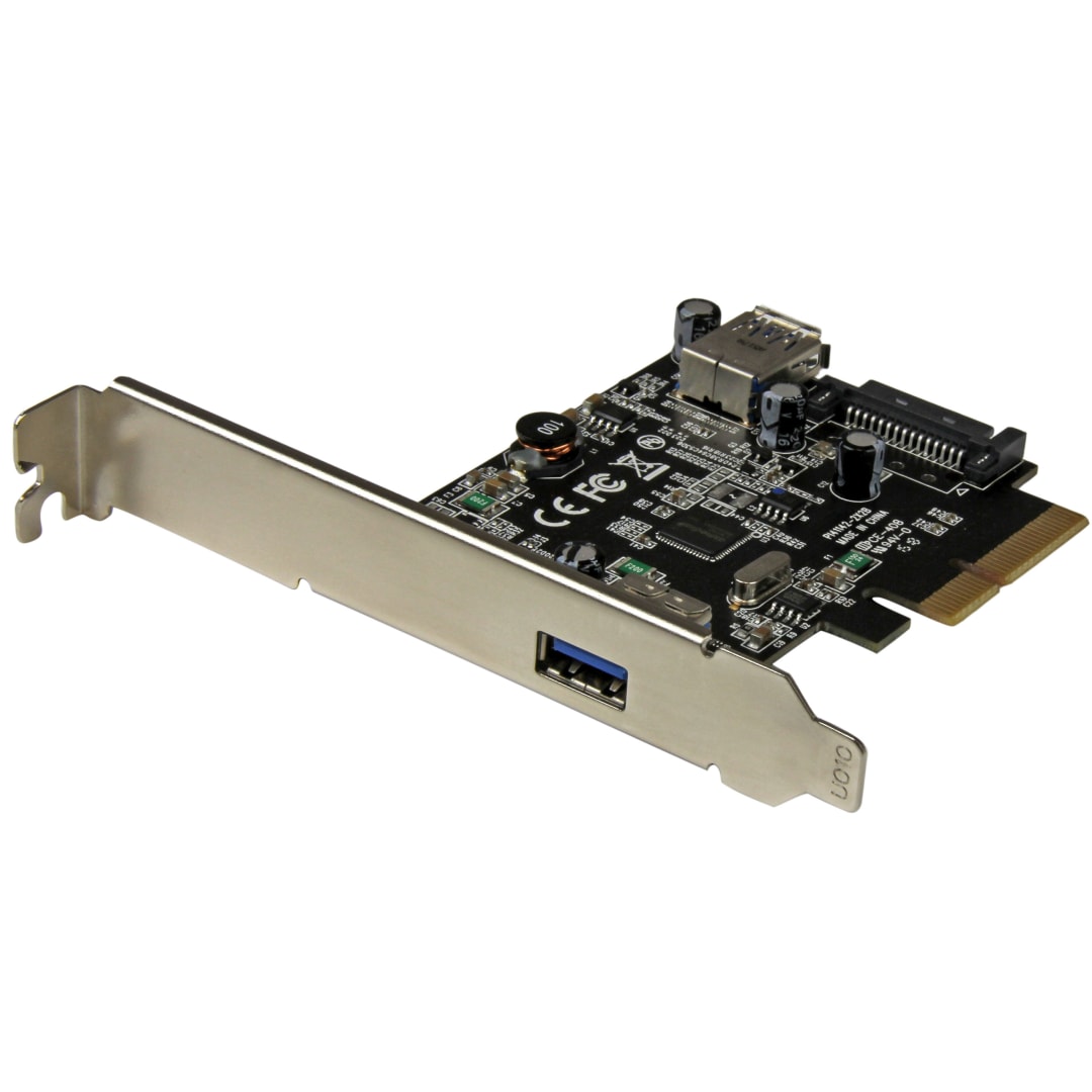 2Port PCI Express USB 3 1 Gen 2 Card Ext and Int
