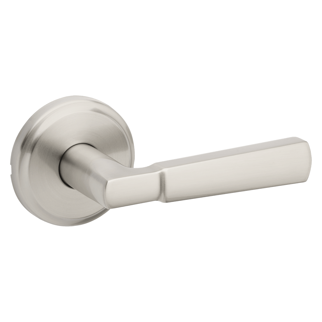 Perth Hall/Closet Lever in Satin Nickel