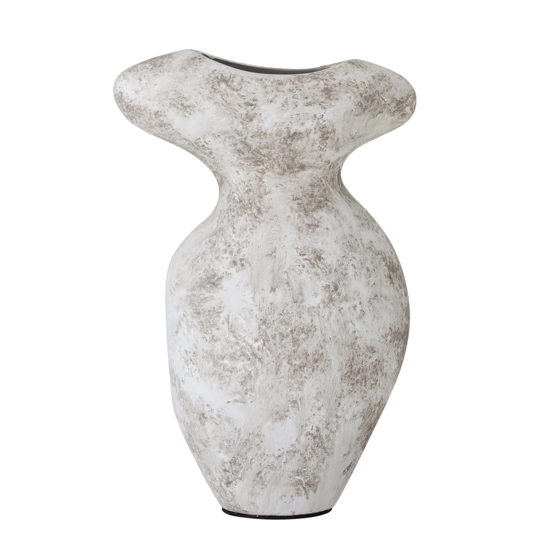 82051093 - Nori Deco Vase, Grey, Terracotta STOCK: 223
