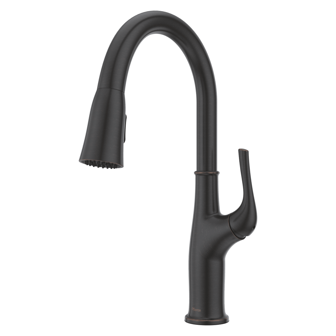 Highbury Pulldown Kitchen Faucet in Tuscan Bronze