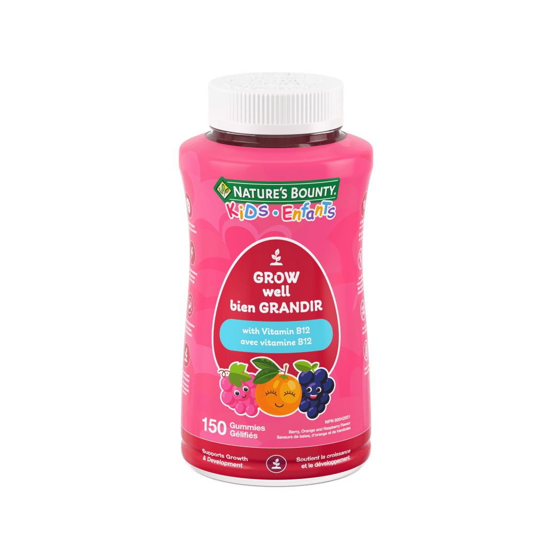 NBTY Grow Well w/B12 250mg 12x150 GMY CA
