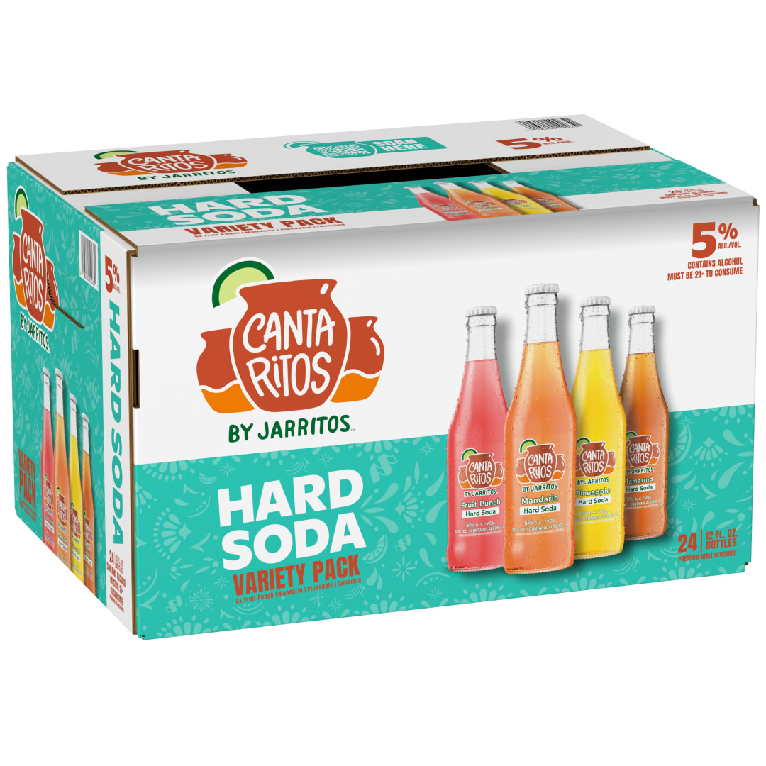 Cantaritos Hard Soda Variety Pack 24 - 12 fl oz Bottles