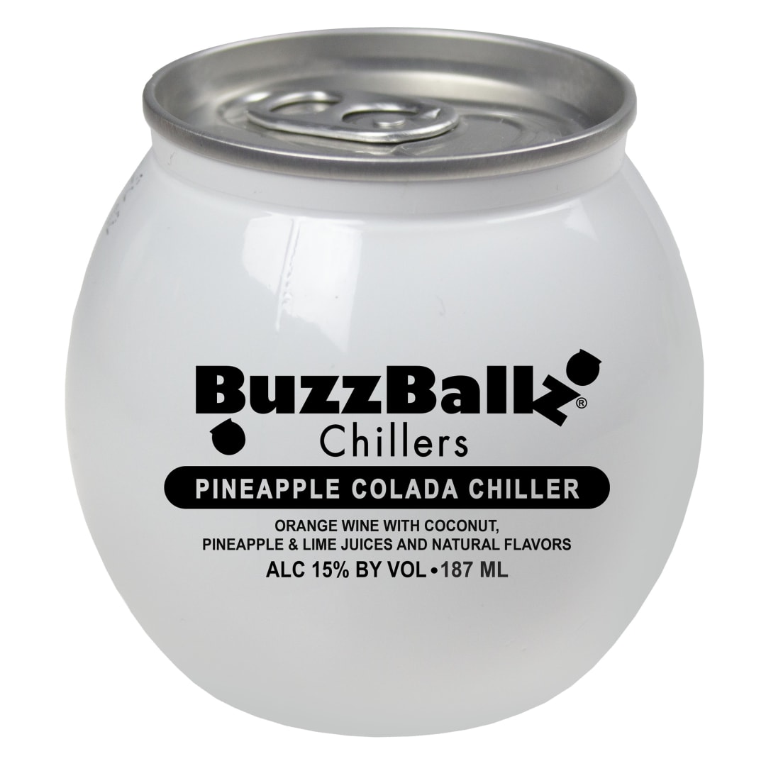 BuzzBallz Pineapple Colada Cocktail 24 Pack 187ml 30 Proof