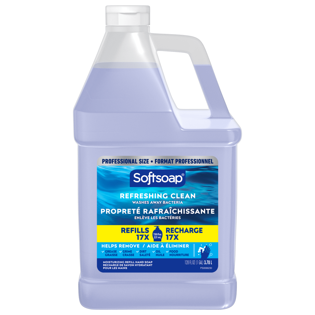 Softsoap Refreshing Clean Liquid Hand Soap, 128 fl oz Refill Bottle