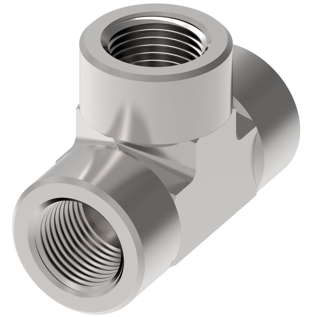 Aeroquip 1/4 FEM NPT TEE