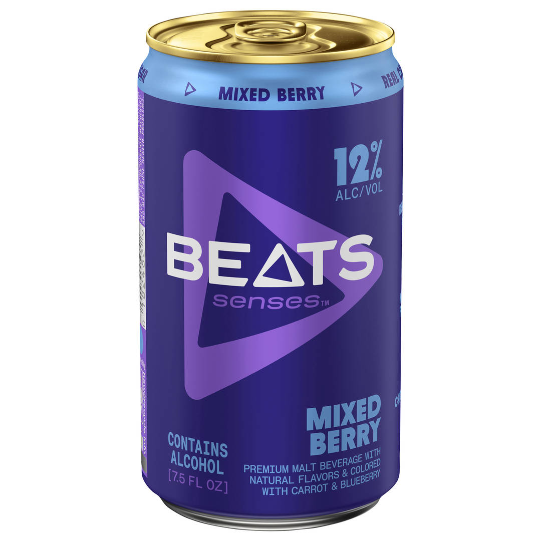 Beats Senses Mixed Berry Premium Malt Beverage, 7.5 fl oz Single Can 