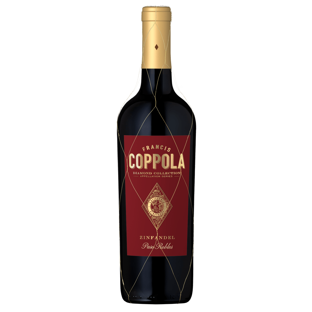Francis Coppola Diamond Collection Zinfandel Red Wine, California, 750mL Glass Bottle