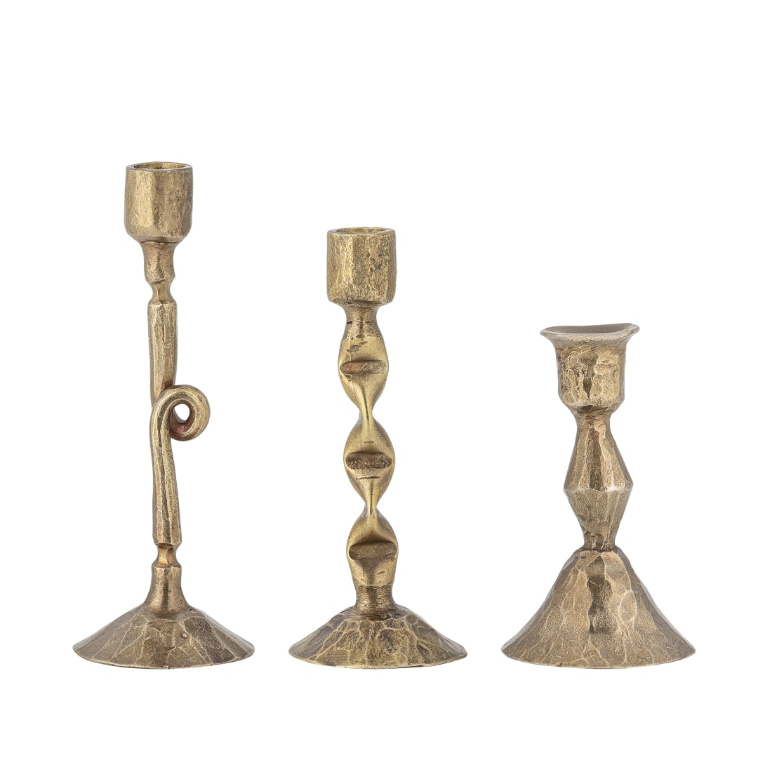82068628 - Efsa Candle Holder, Brass, Iron STOCK: 300