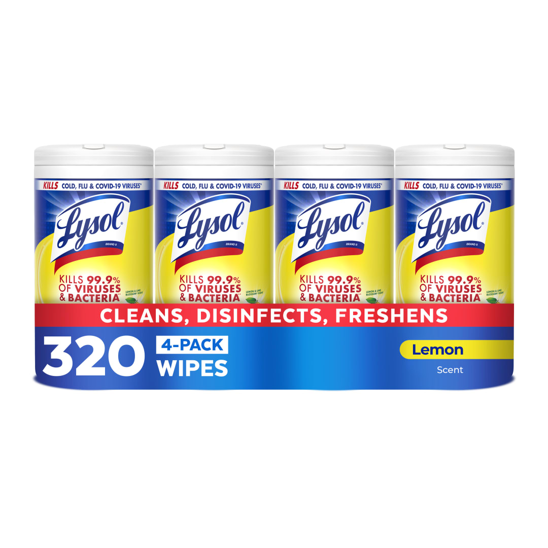 LYSOL® Disinfecting Wipes - Lemon & Lime Blossom 3/(4x80) ct.