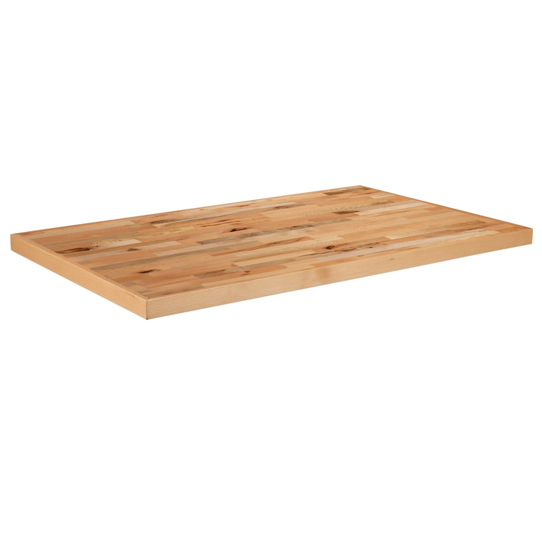 Mayfair 30" x 48" Rectangle Butcher Block Style Table Top