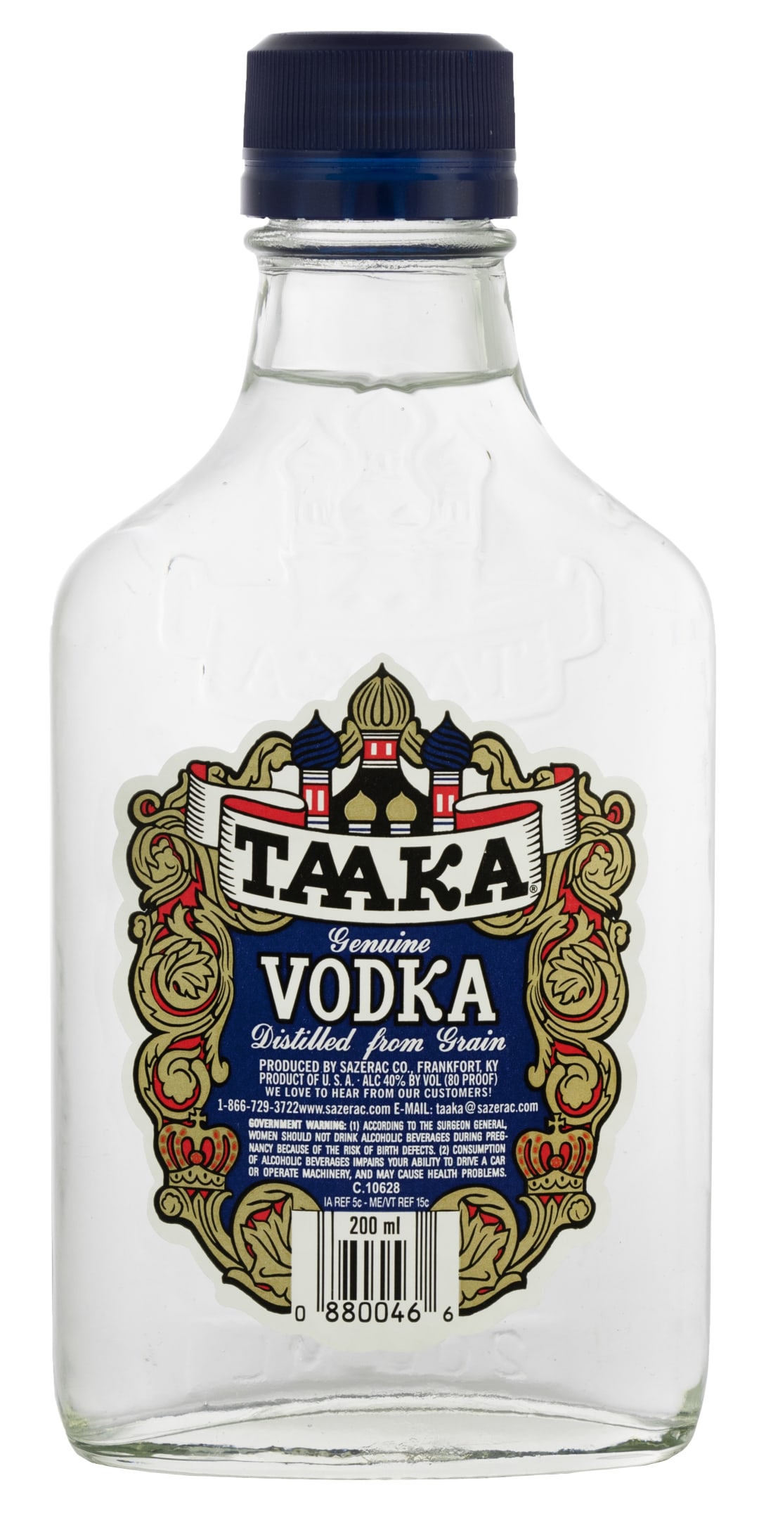 Taaka Vodka 200ml 80 Proof