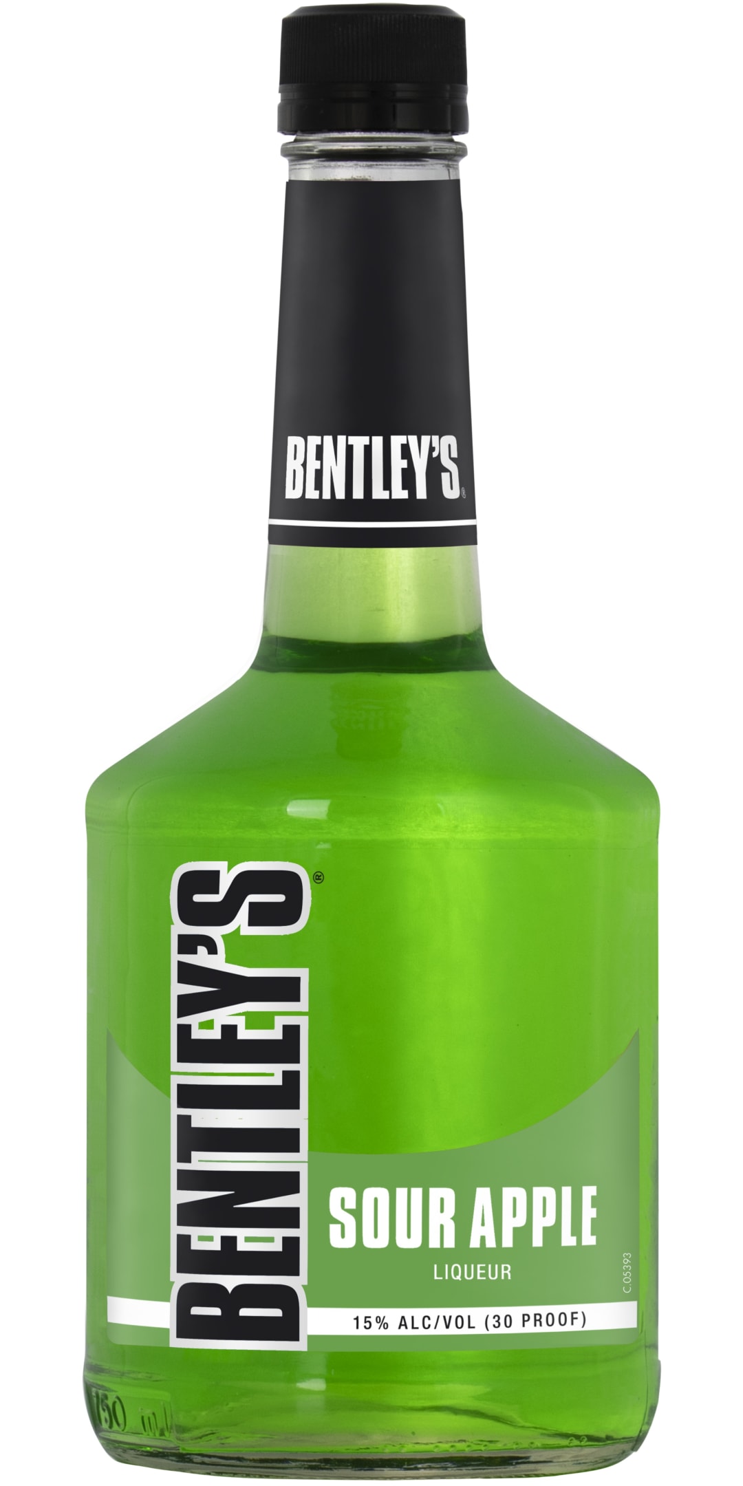 Bentley's Sour Apple Liqueur 750ml 30 Proof