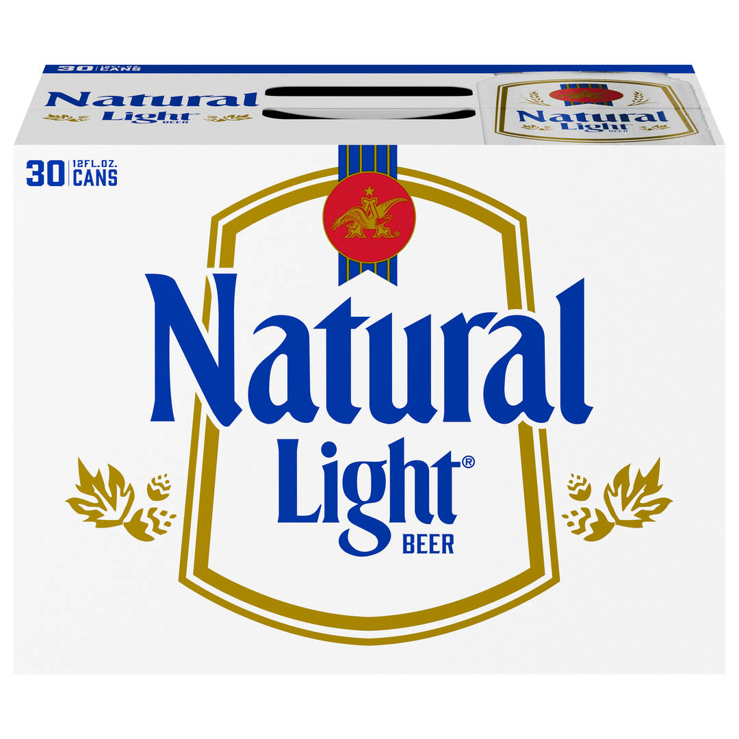 Natural Light Beer, 30 Pack Beer, 12 FL OZ Cans, 4.2% ABV