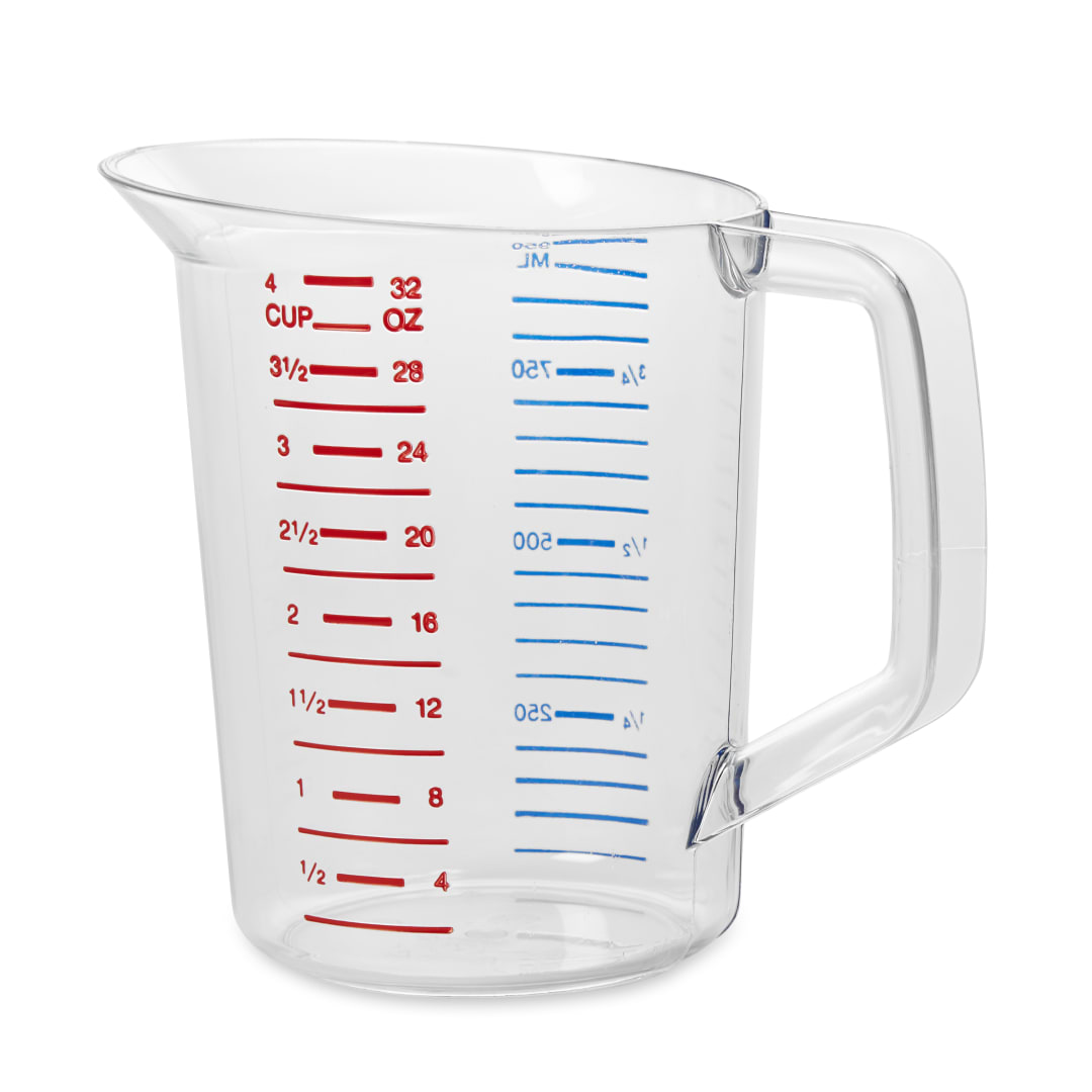 MEASURING CUP 1QT/0.9L CLR