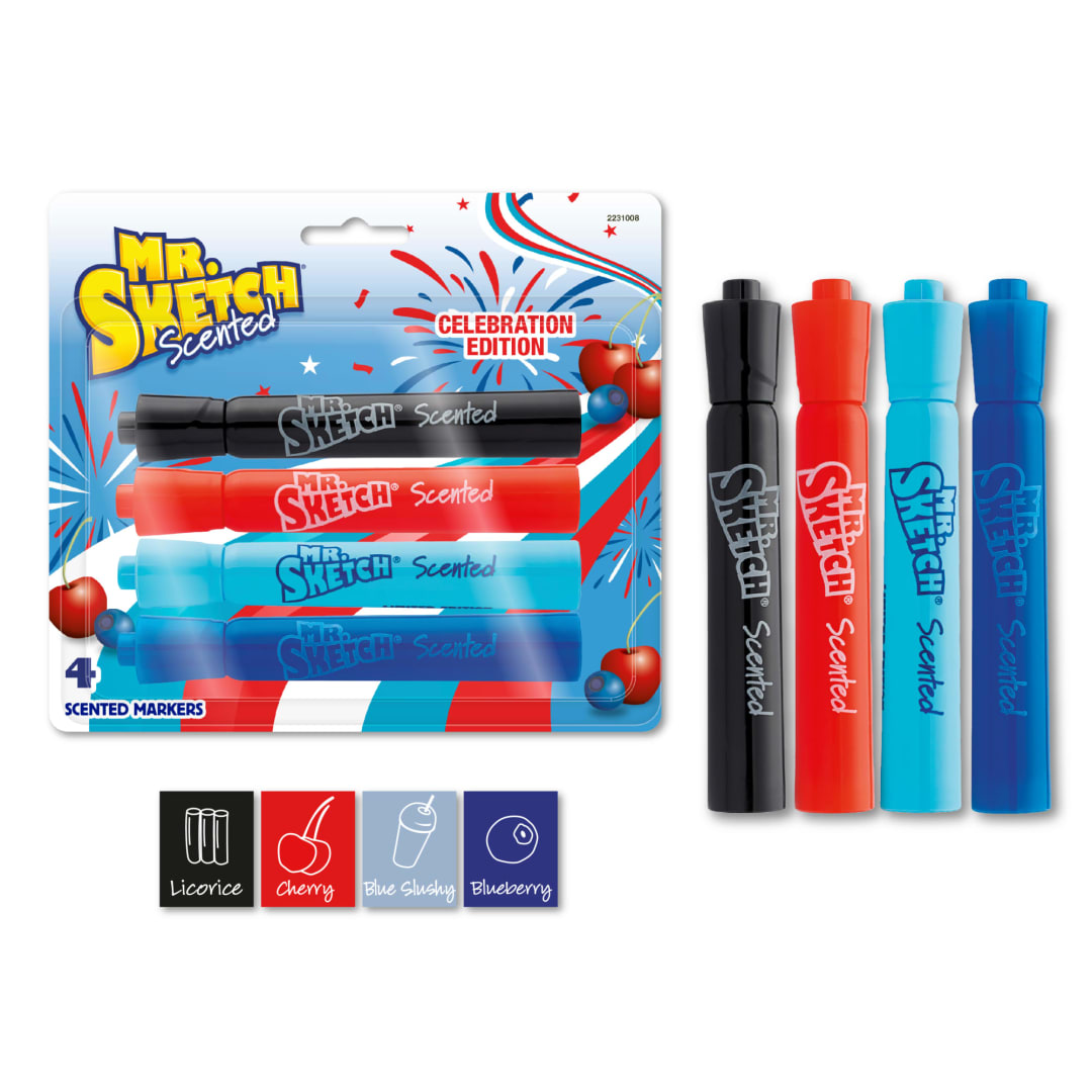MR SKETCH ASST 4CT CHISEL 250TH
