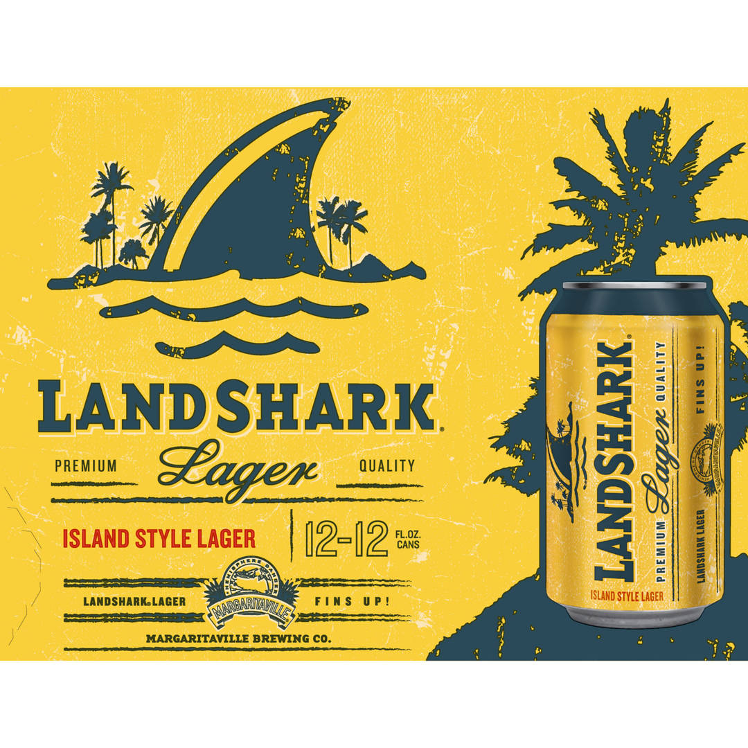 Landshark Island Style Lager, 12 Pack, 12 fl. oz. Cans, 4.7% ABV