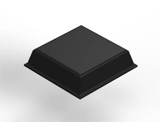 3M™ Bumpon™ Produtos Protetores SJ6146 Preto, 1000/caixa