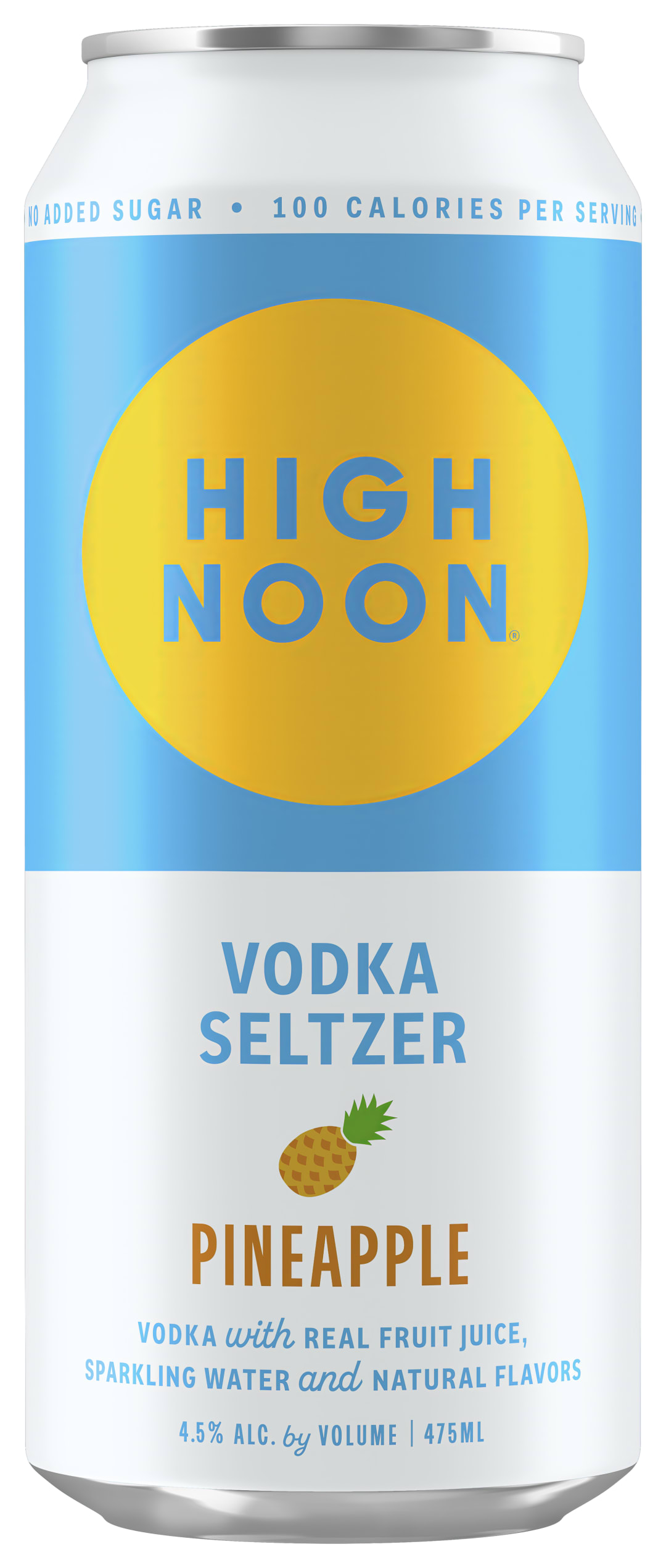High Noon Pineapple Vodka Hard Seltzer 16oz Can