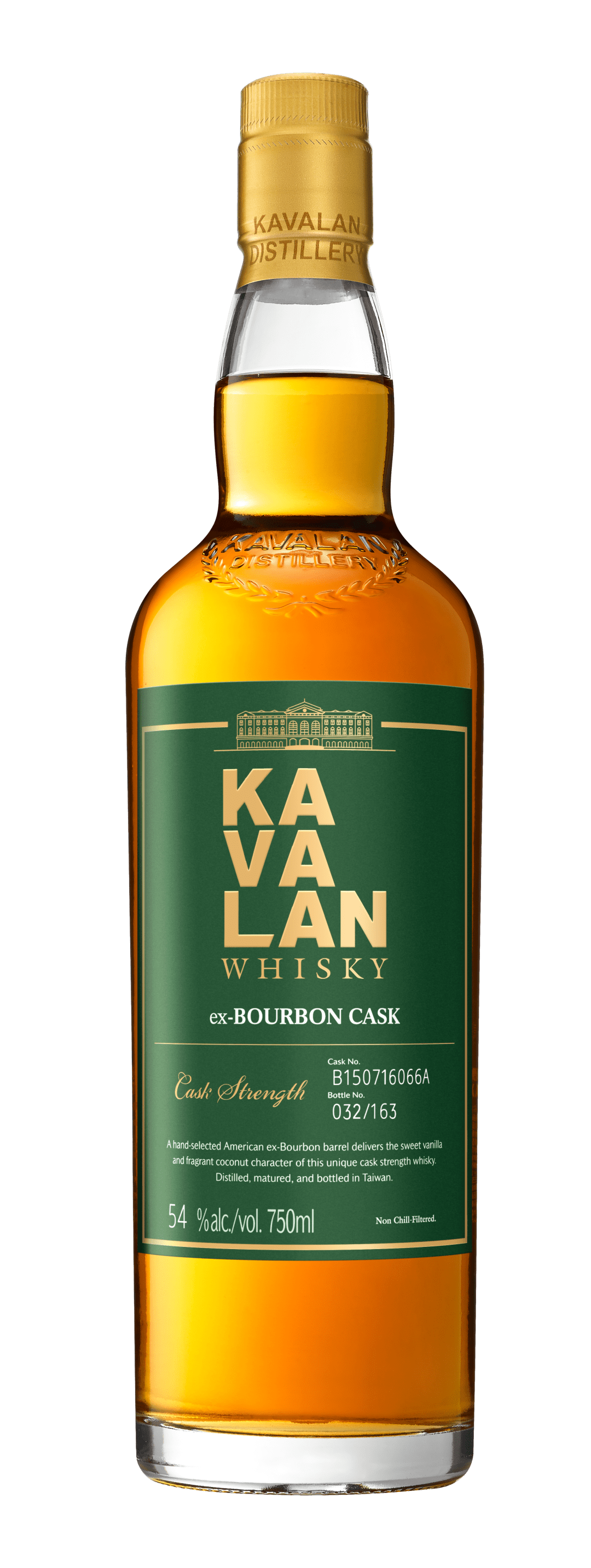 Kavalan ex-Bourbon Oak Cask Strength 750 ML