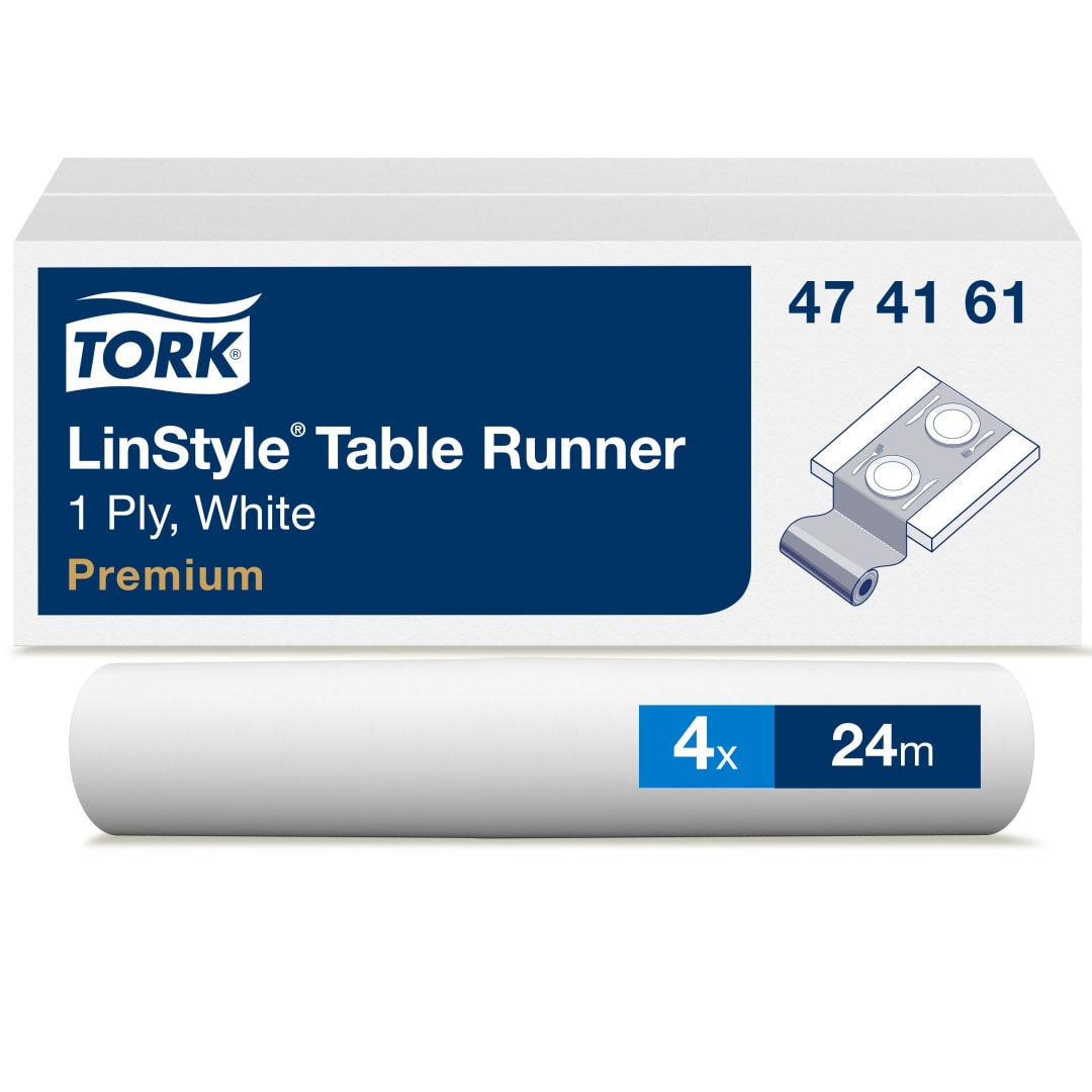 Tork Premium LinStyle® TableRunner White