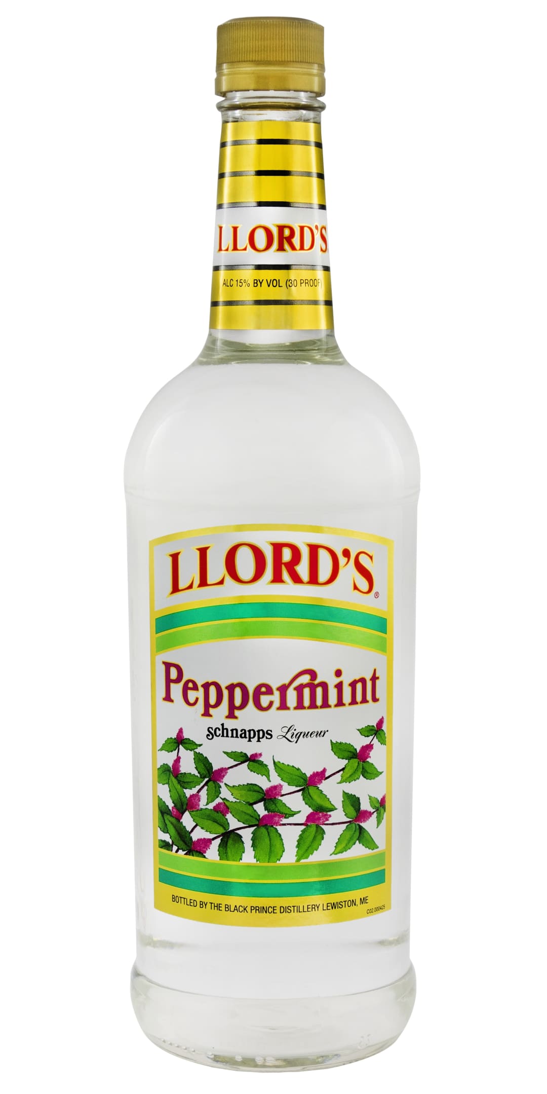 Llord's Peppermint Schnapps Liqueur 1l 30 Proof
