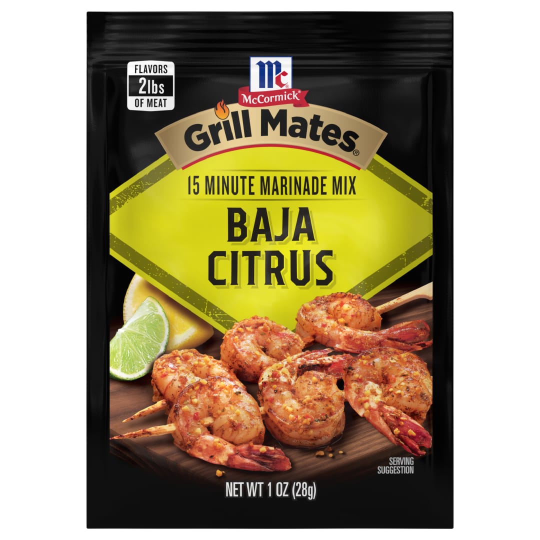 McCormick® GRILL MATES Baja Citrus Marinade Mix, 1.0 oz