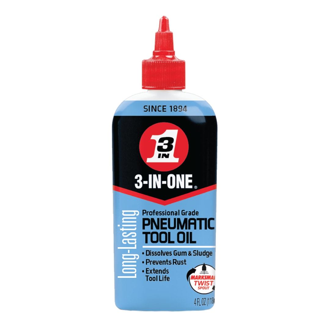 3-IN-ONE 4 fl oz Pneumatic Tool Oil, Professional Air Tool Lubricant for Impacts & Ratchets