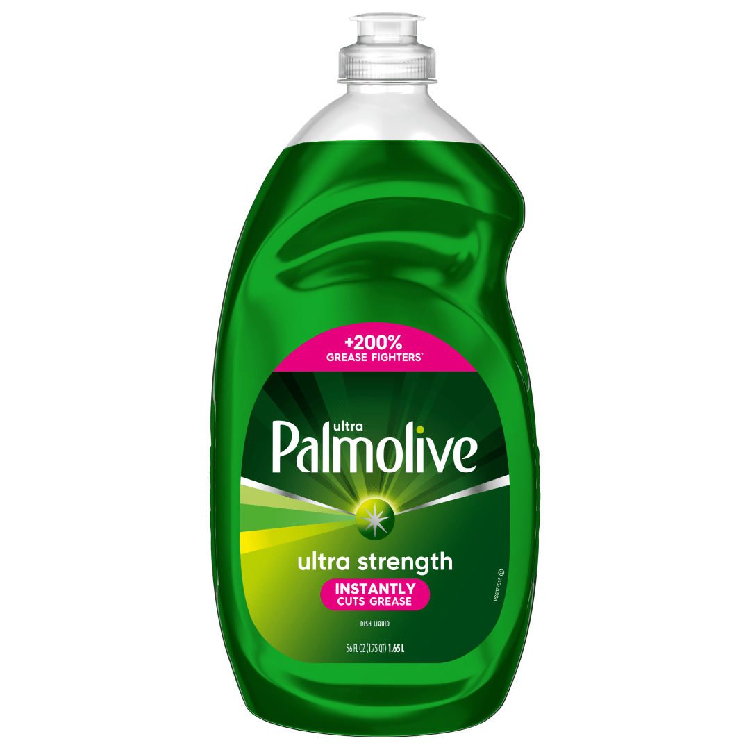 Palmolive Ultra Strength Liquid Dish Soap, Mess-Free, Easy-Flip Cap, 56 fl oz Bottle