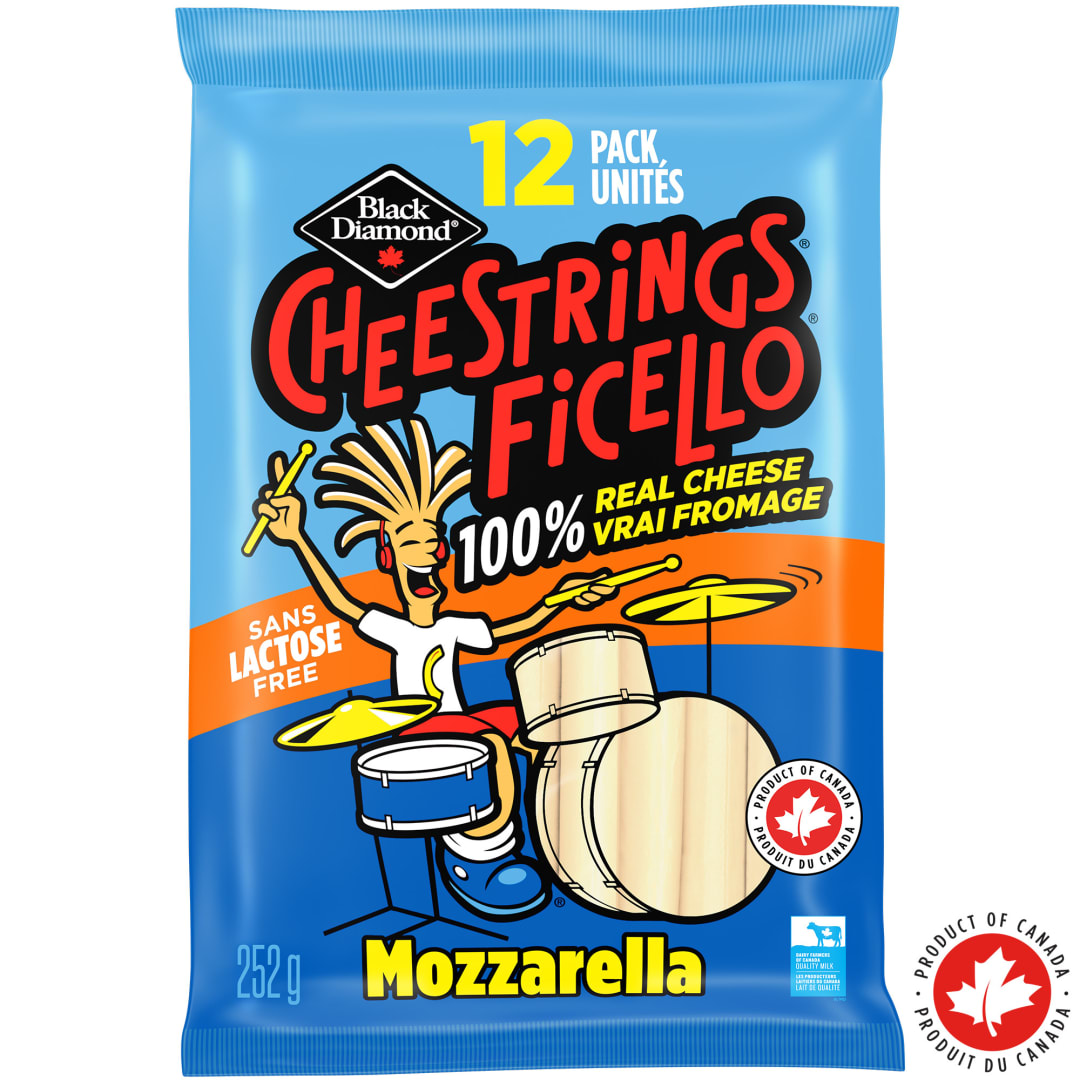 Black Diamond Lactose-Free Mozzarella Cheestrings